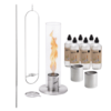 Hofats Spin Silver Garden Torch Bundle