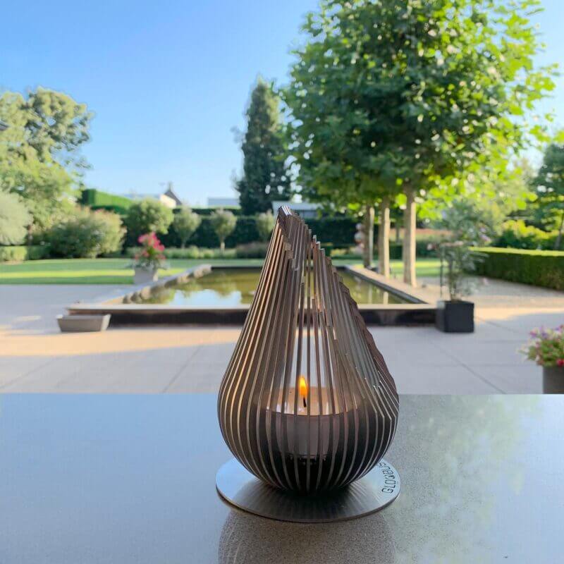 outdoor candlepiece centrepiece glowbus