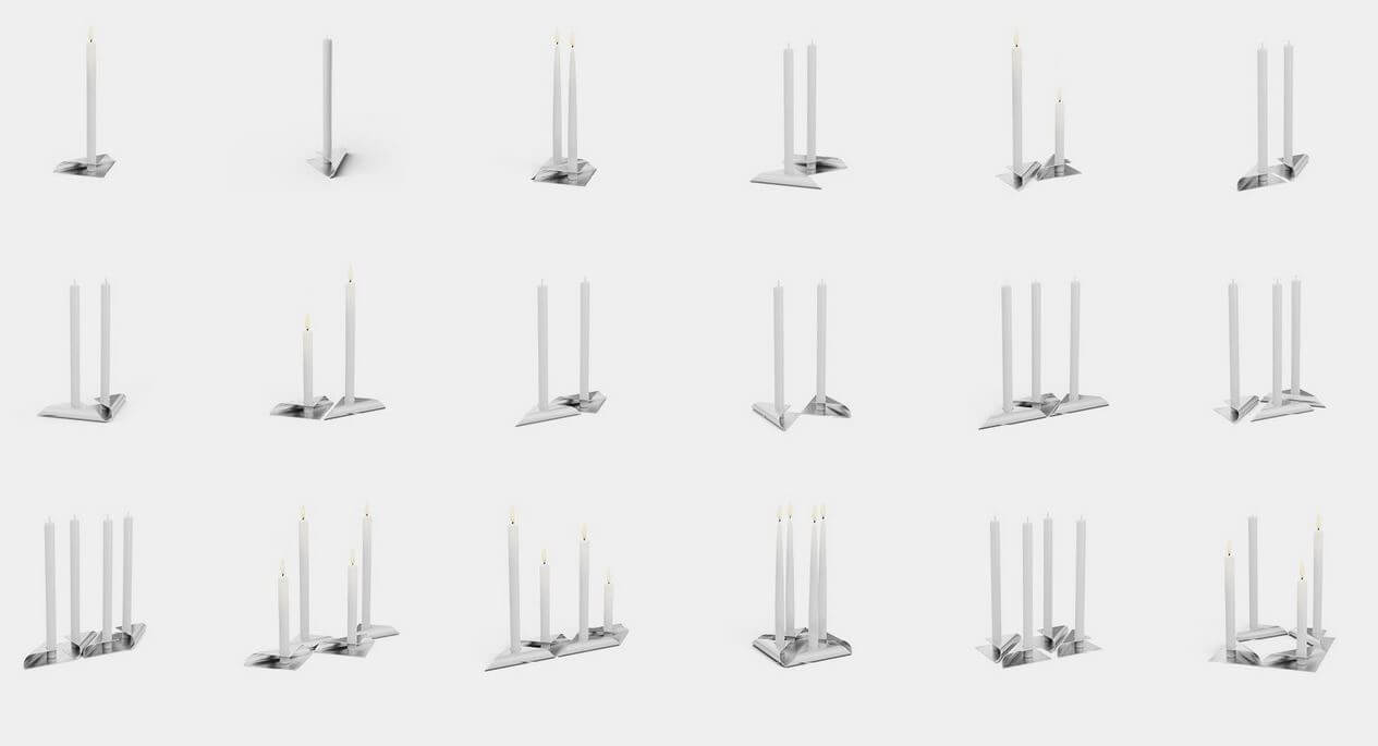 modern candle holder