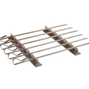 MONOLITH BBQ KEBAB SKEWERS AND RACK SET