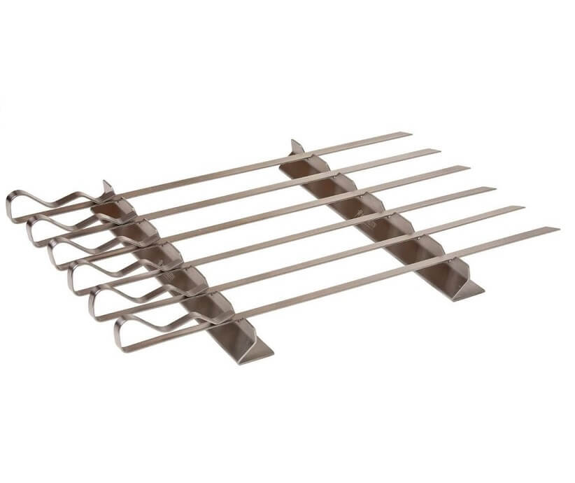 MONOLITH BBQ KEBAB SKEWERS AND RACK SET