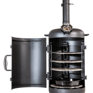 wood fire smoker pits