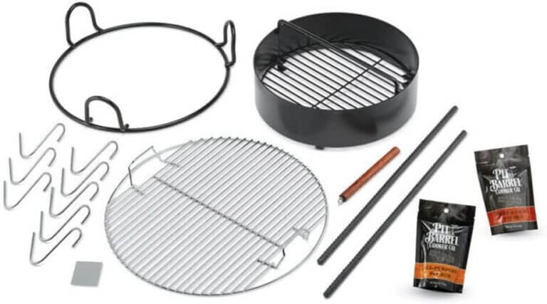 Pit Barrel Cooker Hänger-Set – 3-teilig (Mais, Braten, Korb) Für Gleichzeitiges Grillen & Räuchern (Vorteilspack)