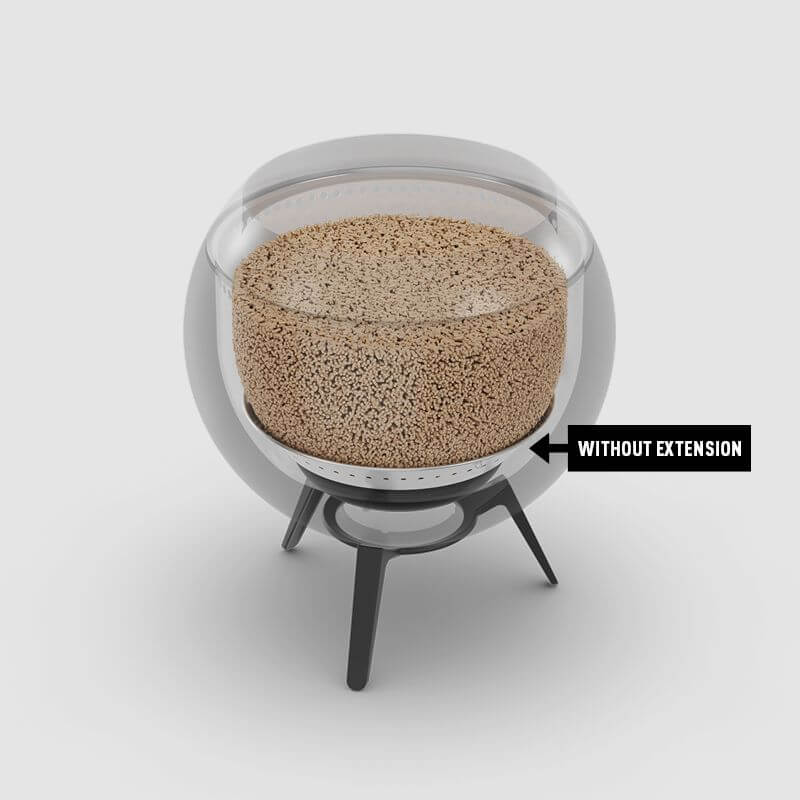 MOON 45 Ash tray with extension