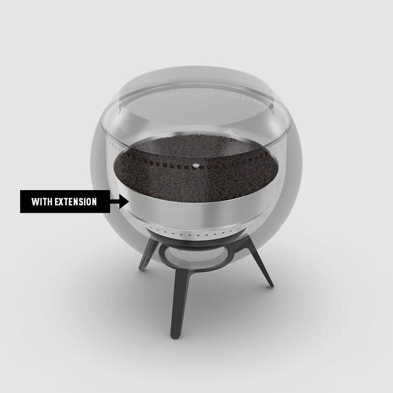 MOON 45 Ash tray with extension