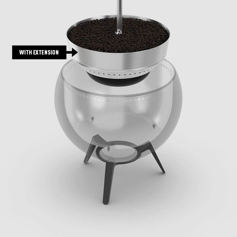 MOON 45 Ash tray with extension1