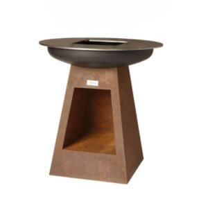 corten steel plancha bbq