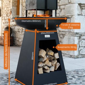 onfirebbq PLANCHA BBQ dimensioni