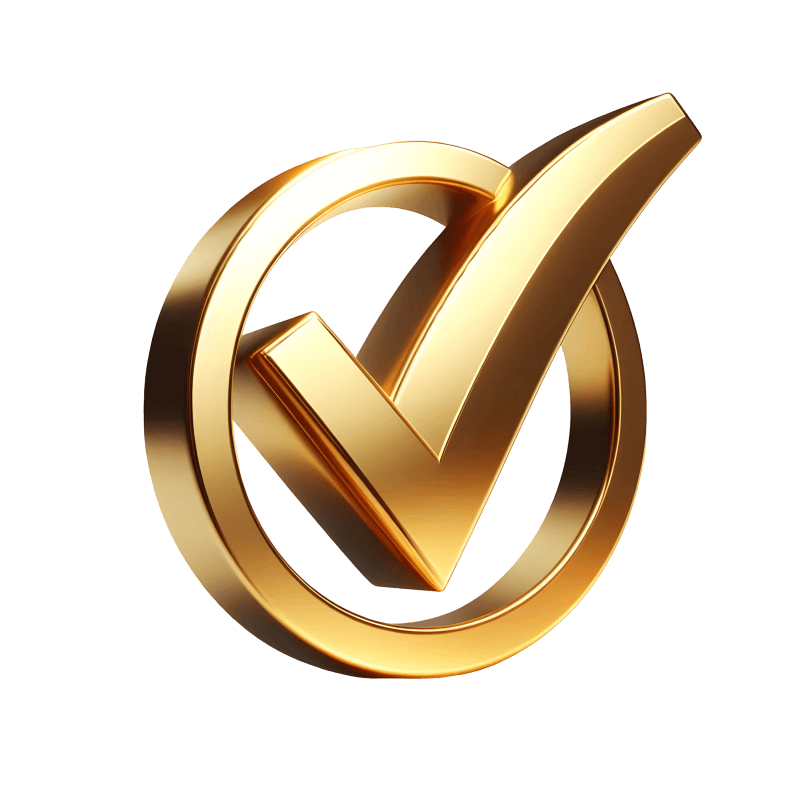 —Pngtree—elegant golden approval tick icon 23489385