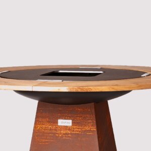 wooden ring support for bbq